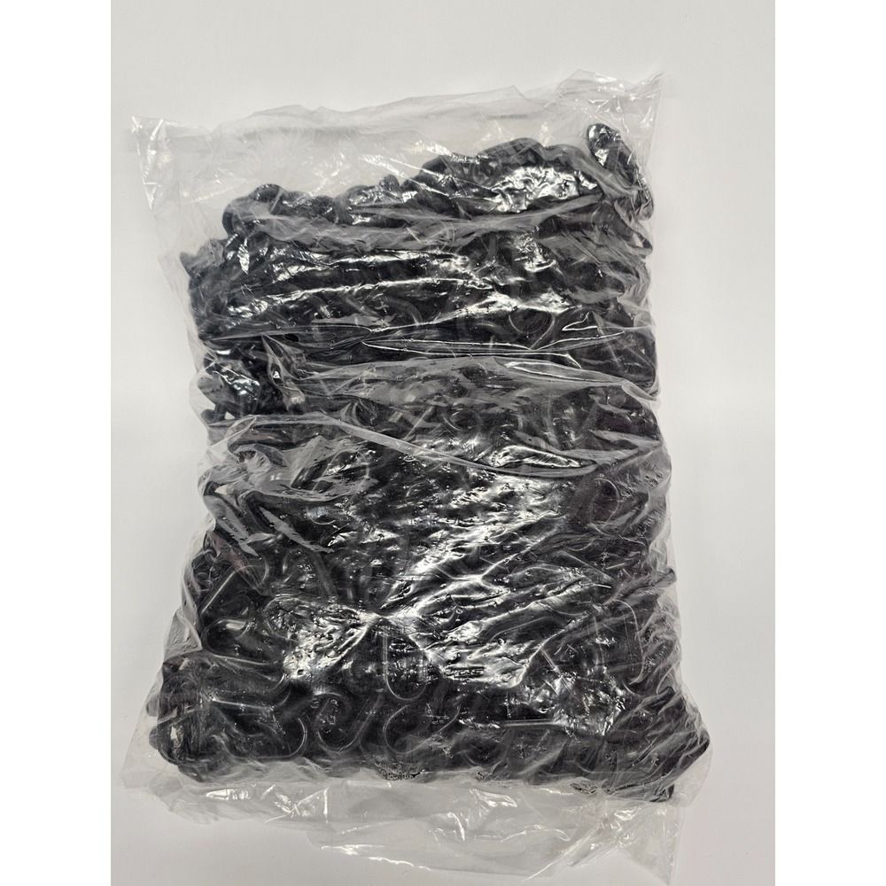 New Plastic Chain 82 FT. 1.5 Inch Link Diameter Black Plastic Chain Link - Picture 2 of 4